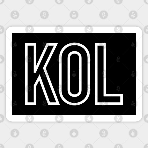 Kol Stencil Sticker by StickSicky